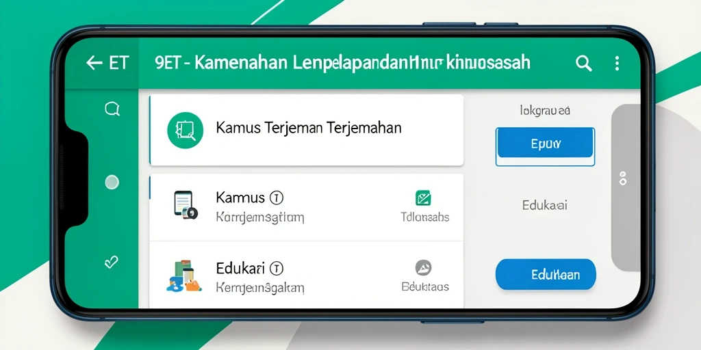 Antarmuka aplikasi 9ET yang mudah digunakan dan fungsional.