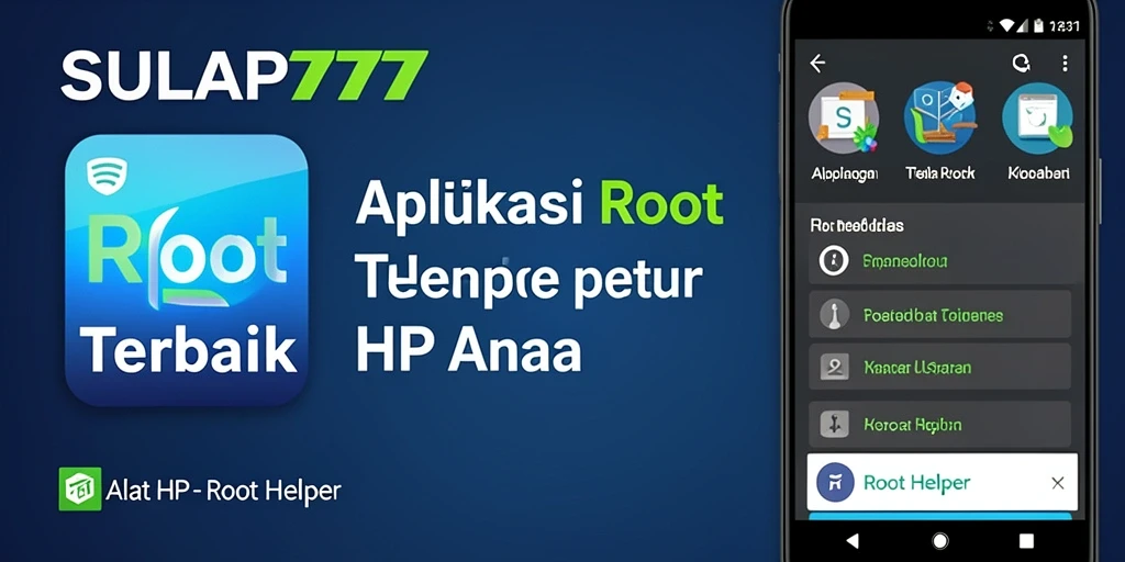 Tampilan antarmuka SULAP777 saat melakukan rooting perangkat.