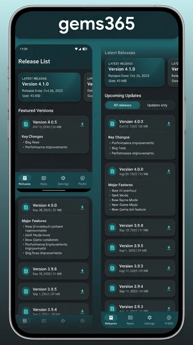 Riwayat Versi gems365 untuk Pengguna Android